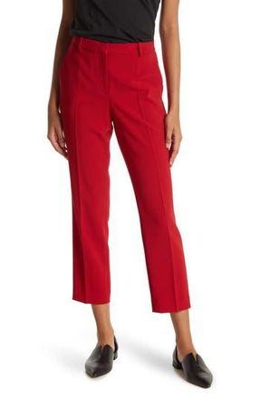 Theory Tailored Ankle Trousers in Lipstick at Nordstrom Rack, Size 8