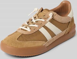 Steve Madden Sneaker aus Leder-Textil-Mix Modell Verdict in Camel, Gr&ouml;&szlig;e 36