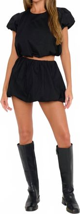 Show me your Mumu Highland Poplin Set In Black