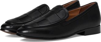 Johnston & Murphy Ali Woven Loafer Womens Slippers Black : 9.5 M, Leather