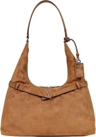 Guess Tassen, Dames, Bruin, ONE Size, Polyester, Coleen Logo Small SA