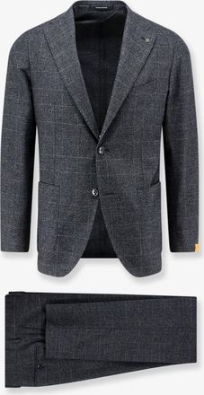 Tagliatore Abito monopetto in misto cotone e lana con motivo Principe di Galles - TAGLIATORE - gender_Man