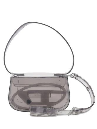 Diesel 1DR-Iconic logo tote bag - Grigio