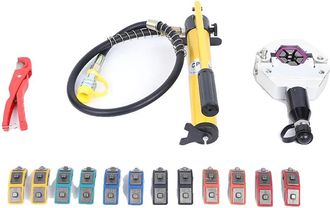 OEM Herramienta Para Engarzar Mangueras Hidr&aacute;ulicas, Aleaci&oacute;n De Aluminio, Juego De 7 Matrices
