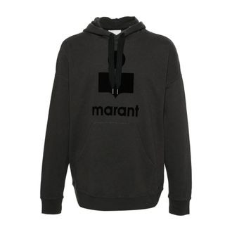 Isabel Marant Heren, Sweatshirts & Hoodies, Zwart, Maat: M Katoen