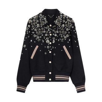 Golden Goose Jassen, Dames, Blauw, S, Wol, Wool bomberjack