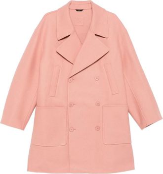 Fendi Double-breasted Patch-pocket Coat