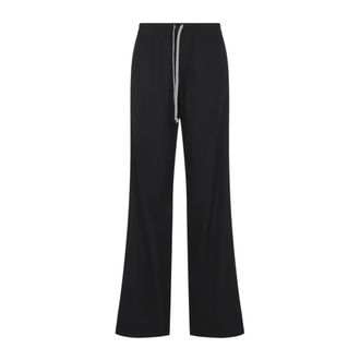 Moncler Wide Trousers, male, Black, Size: M Drawstring Pants