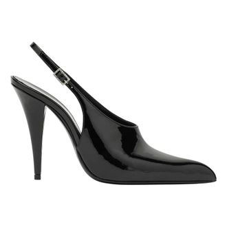 Saint Laurent Pumps, female, Black, Size: 7 1/2 US Low-cut Heels