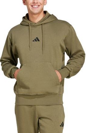 adidas Feelcozy Hoodie in Olive Strata/Black at Nordstrom Rack, Size Xx-Large