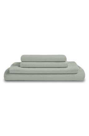 Sijo Sateen Sheet Set in Sage at Nordstrom, Size California King