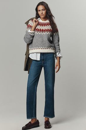 Paige Anessa High-Rise Straight Jeans