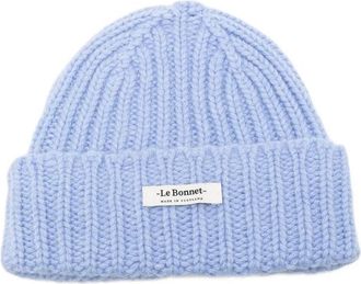 Le Bonnet Heren, Accessoires, Blauw, Maat: ONE Size Wol