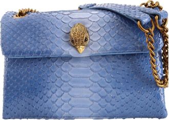 Kurt Geiger Cross Body Bags, female, Blue, Size: ONE SIZE Dewey Handtas Cross Body Bag