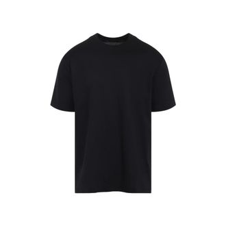 Kiton Classic Crew Neck Black Cotton T-Shirt