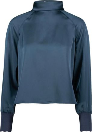 Zero Dames, Blouses & Shirts, Blauw, Maat: S