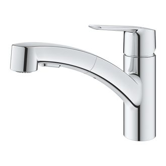 GROHE Start Mezclador Monomando De Fregadero Con Ducha Extra&iacute;ble De 2 Chorros, Cromo(30531001) - Grohe