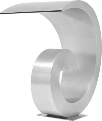 vidaXL Vidaxl - Fuente De Piscina De Acero Inoxidable 50x30x53 Cm Plateada