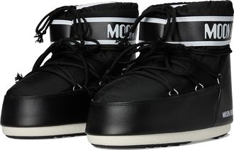 Moon Boot Icon Low Nylon Boots Black : EU 39-41 (US Mens 7-8.5 - Womens 8-9.5) Medium