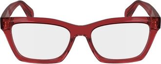 Ferragamo Demo Square Ladies Eyeglasses SF2986 616 53