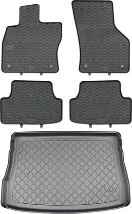 OEM Juego De Alfombrillas De Goma Para Coche Y Alfombrilla Para Maletero Para Volkswagen Golf Viii Hatchback (a Partir De Diciembre De 2019)