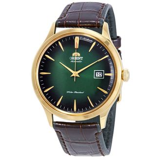Orient Bambino Version 4 Automatic Green Dial Mens Watch FAC08002F0