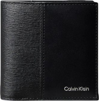 Calvin Klein Portafoglio Trifold Slim in Pelle Rfid - - Accessories - Uomo - Nero - ONE SIZE
