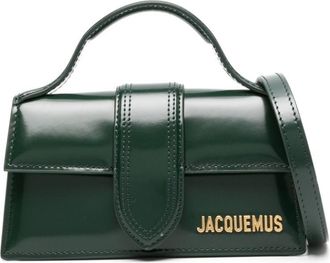 Jacquemus Le Bambino leather tote bag - women - Calf Leather/Cotton - OS - Green