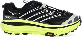 Hoka One One Black Lace Up Sneakers