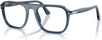 Persol 53mm Square optical glasses in Blue at Nordstrom
