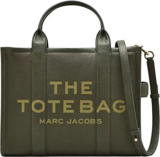 Marc Jacobs Shopping Bags, female, Green, ONE SIZE, Leather Tote Bag