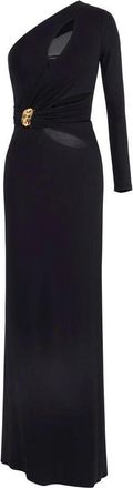 Elisabetta Franchi Dames, Jurken, Zwart, Maat: XS Viscose