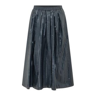 Max Mara Dames, Rokken, Blauw, Maat: S