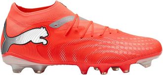 Puma Puma Mens Future 9 Pro Firm, Artificial Ground Soccer Cleats Sneaker, Glowing Red/White/Black/Silver, 13
