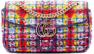 Gucci Pre-owned Tweed Shoulder Bag - Dames - Vintage Schoudertas - Veelkleurig - ONE Size - Tweed - Vintage
