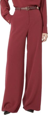 Max Mara Broeken, Dames, Rood, 2Xs, Wide Broeken