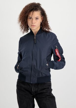 Alpha Industries Bomberjacke ALPHA INDUSTRIES MA-1 TT Light W, Damen, Gr. XS, blau (rep.blau), Obermaterial: 100% Nylon, Futter: 100% Nylon, Jacken Bomberjacke