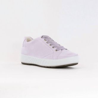 Ara Womens Alexandria Lace Up Sneaker In Lilac