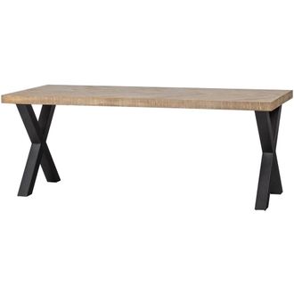 Woood Mesa 180x90 en madera de mango beige