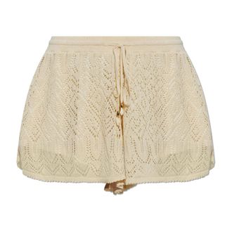 Zimmermann Crochet Shorts - - Shorts - Donna - Beige - XS