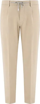 Eleventy Broeken, Heren, Beige, W36, Katoen, M75Panb 21 Broek