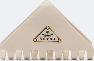 Prada Logo hair clip