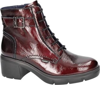 Fluchos Fugaz F2107 Veterlaarzen - Dames - Veterlaarzen - Rood - 36 EU - Leer - Schoenen