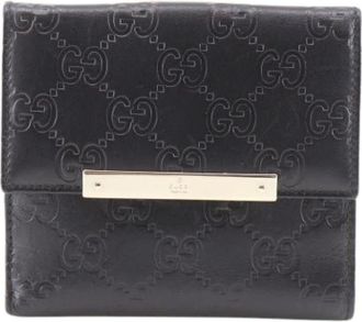 Gucci Pre-owned Wallets, female, Black, Size: ONE SIZE Pre-owned Vintage Wallet