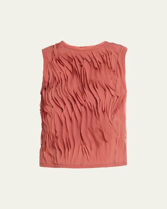 Ulla Johnson Celina Sleeveless Chiffon Top