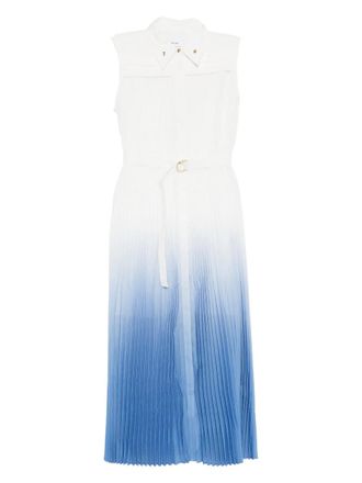 Acler Northella midi dress - women - Polyester - 10 - White
