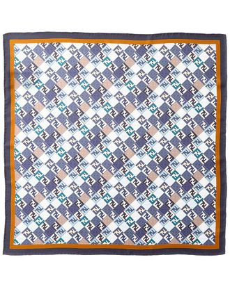 Fendi Fendi Ff Foulard Silk Scarf