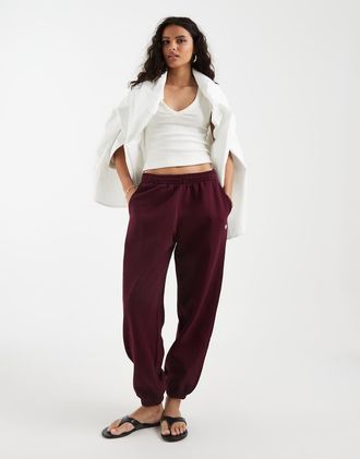 adidas Originals Essential - Joggers granata-Rosso