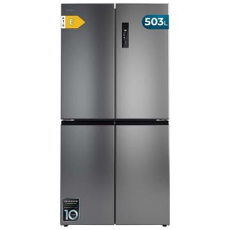 Cecotec Cecotec Frigor&iacute;fico 4 Puertas Inox Total No Frost Bolero Coolmarket 4d 503 Inox E, 503 Litros, Alto 177,5 Cm Y 85,3 Cm Ancho