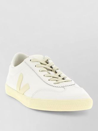 Veja leather volley signature low-top sneakers